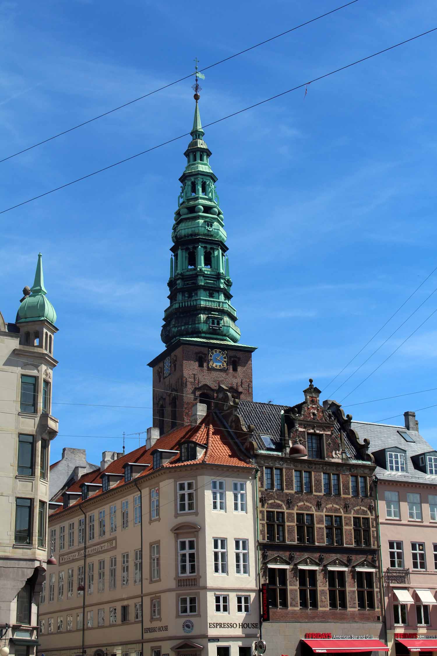 Copenhague, Strøget, église Saint-Nicolas