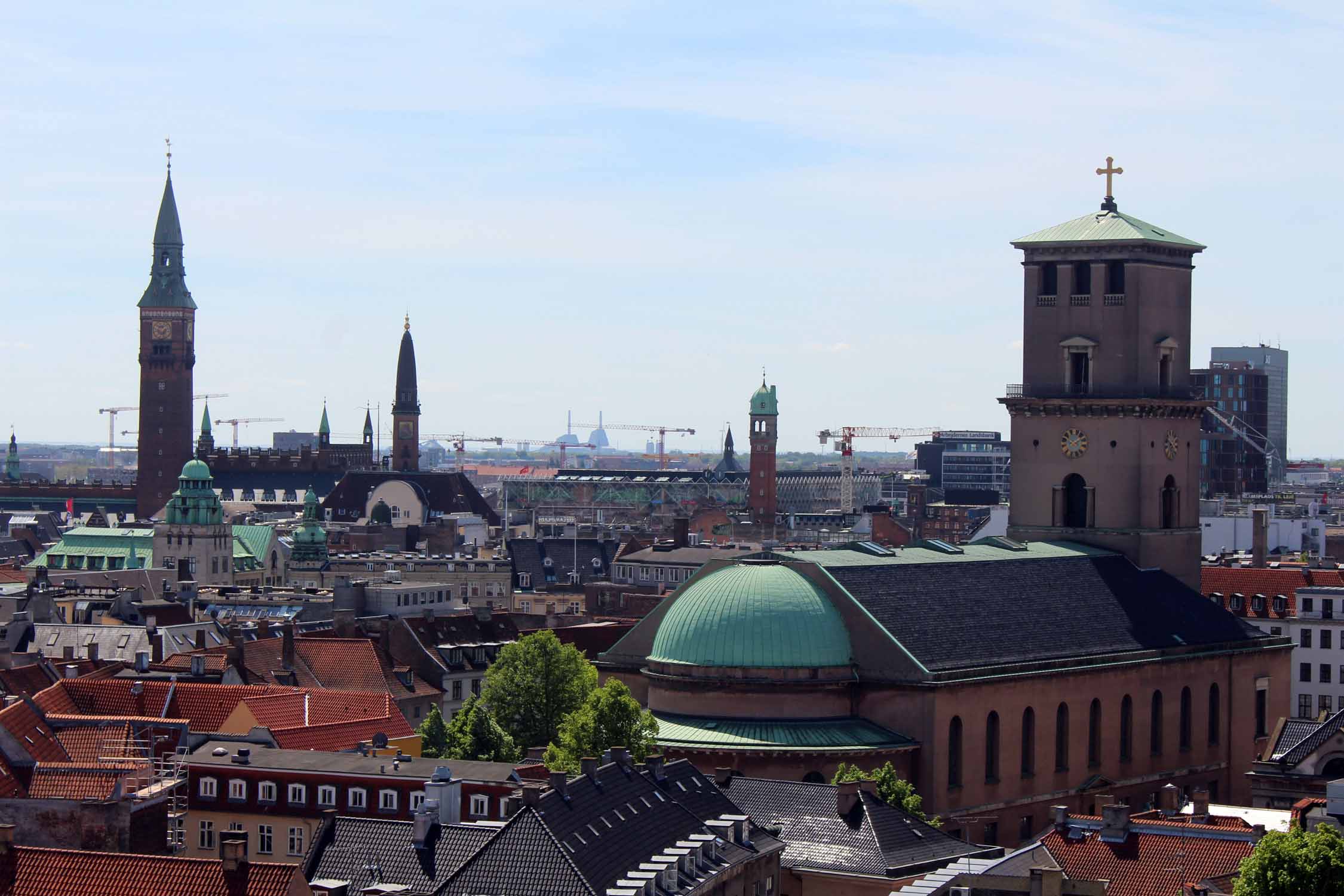 Copenhague, vue Notre-Dame