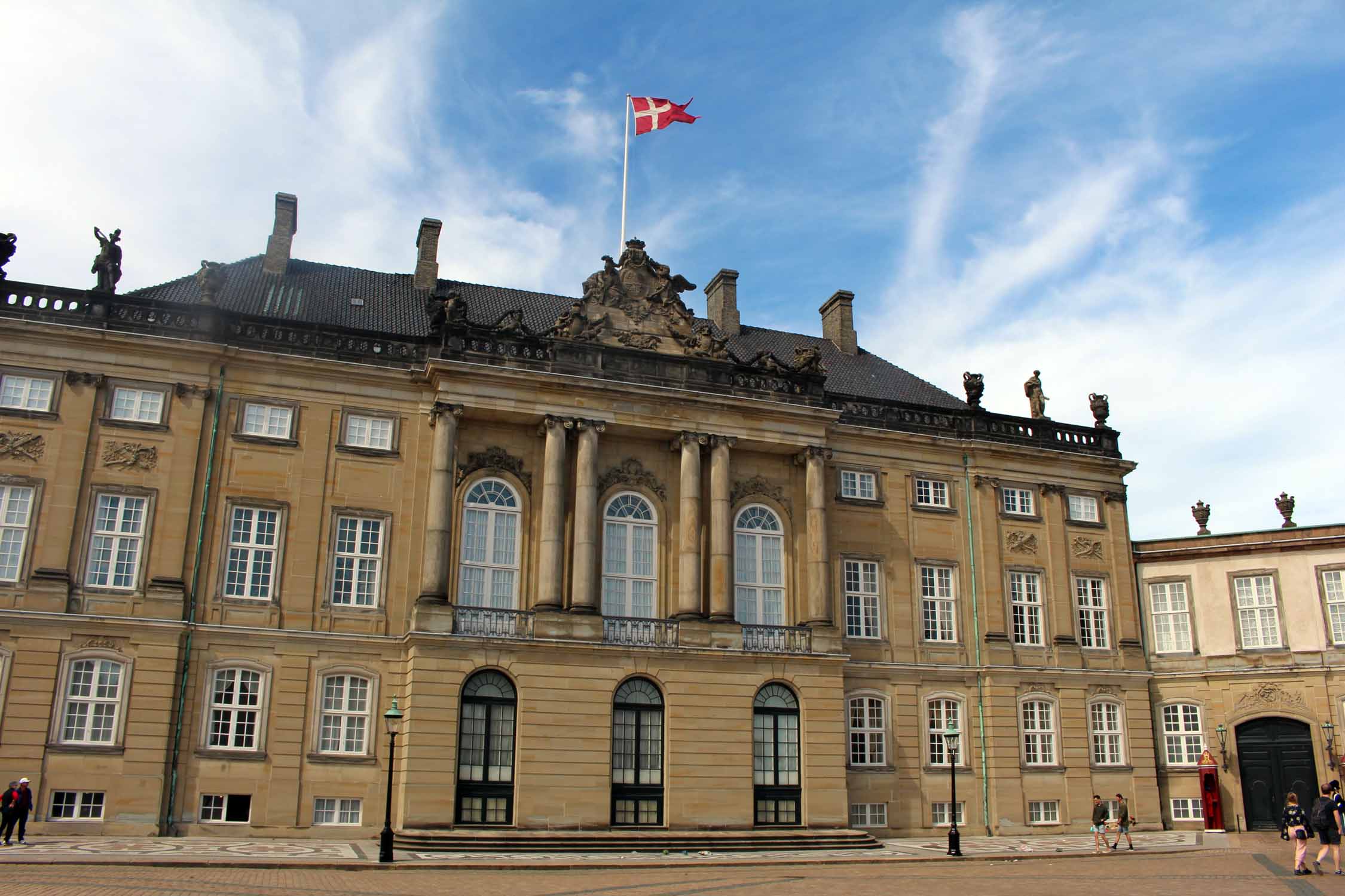 Copenhague, palais d'Amalienborg
