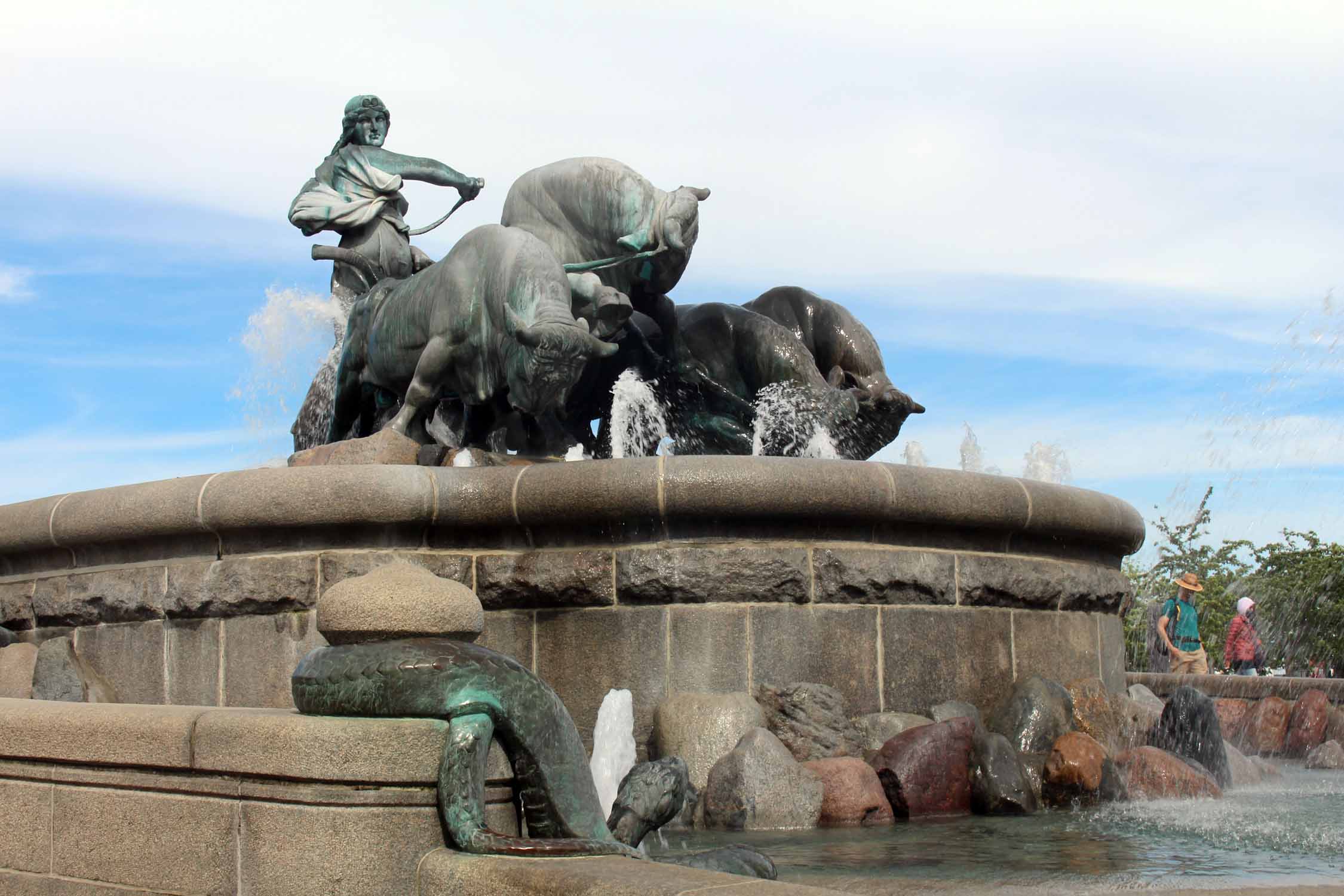 Copenhague, fontaine de Gefion