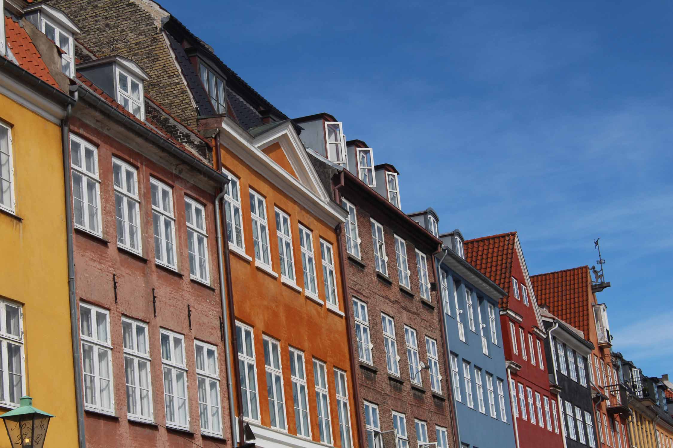 Copenhague, maisons colorées