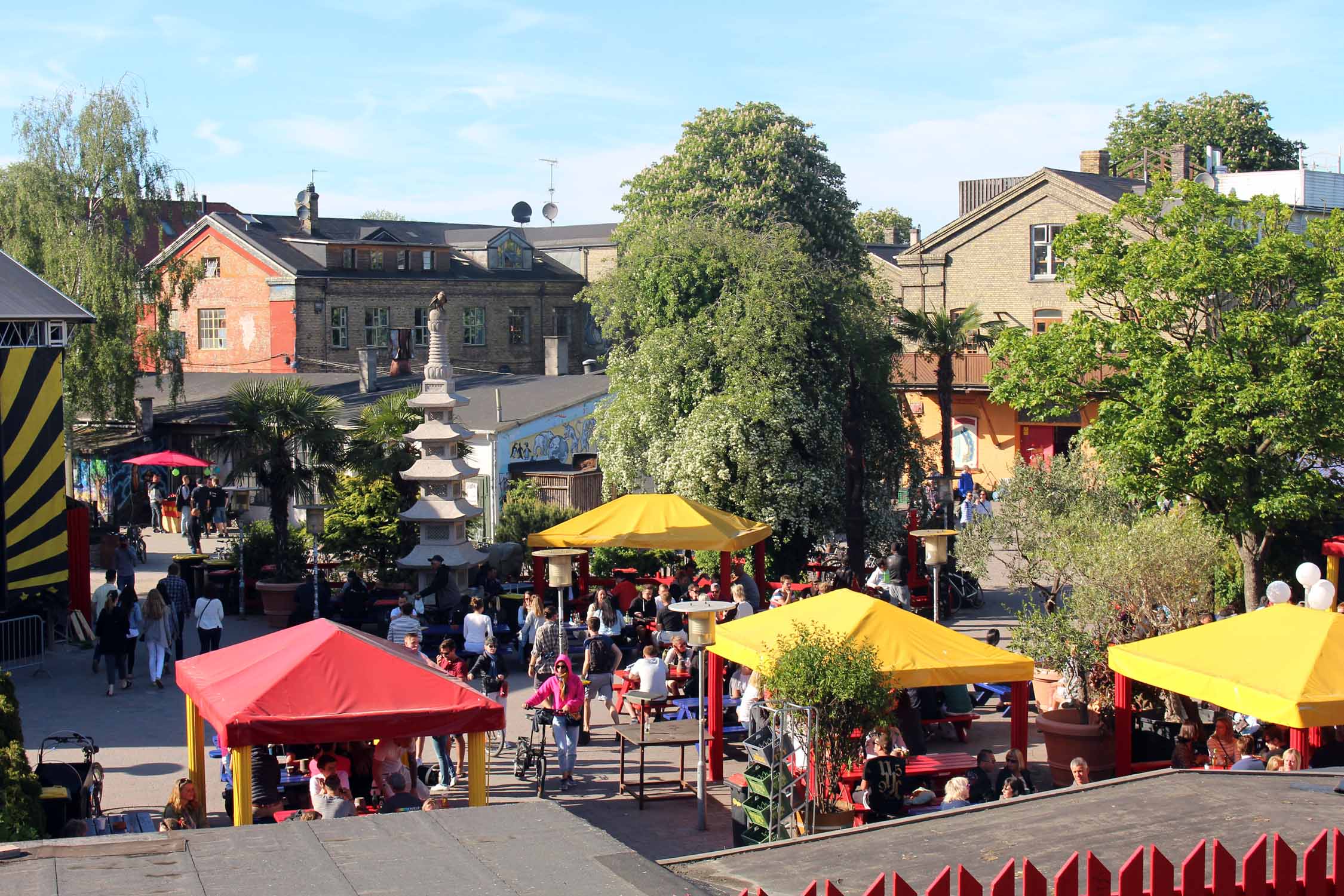 Copenhague, Christiania, place centrale