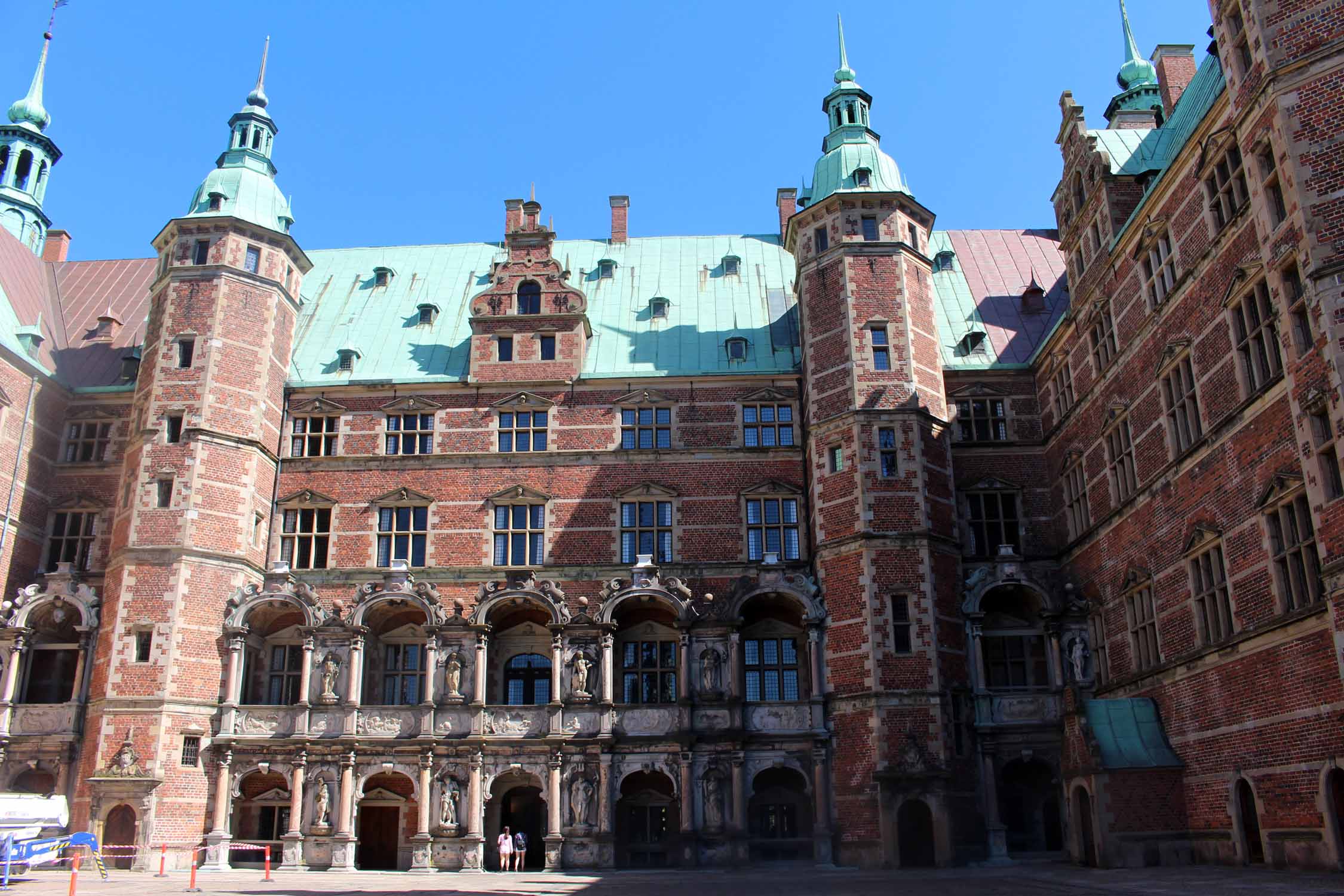 Hillerød, Château de Frederiksborg, façade