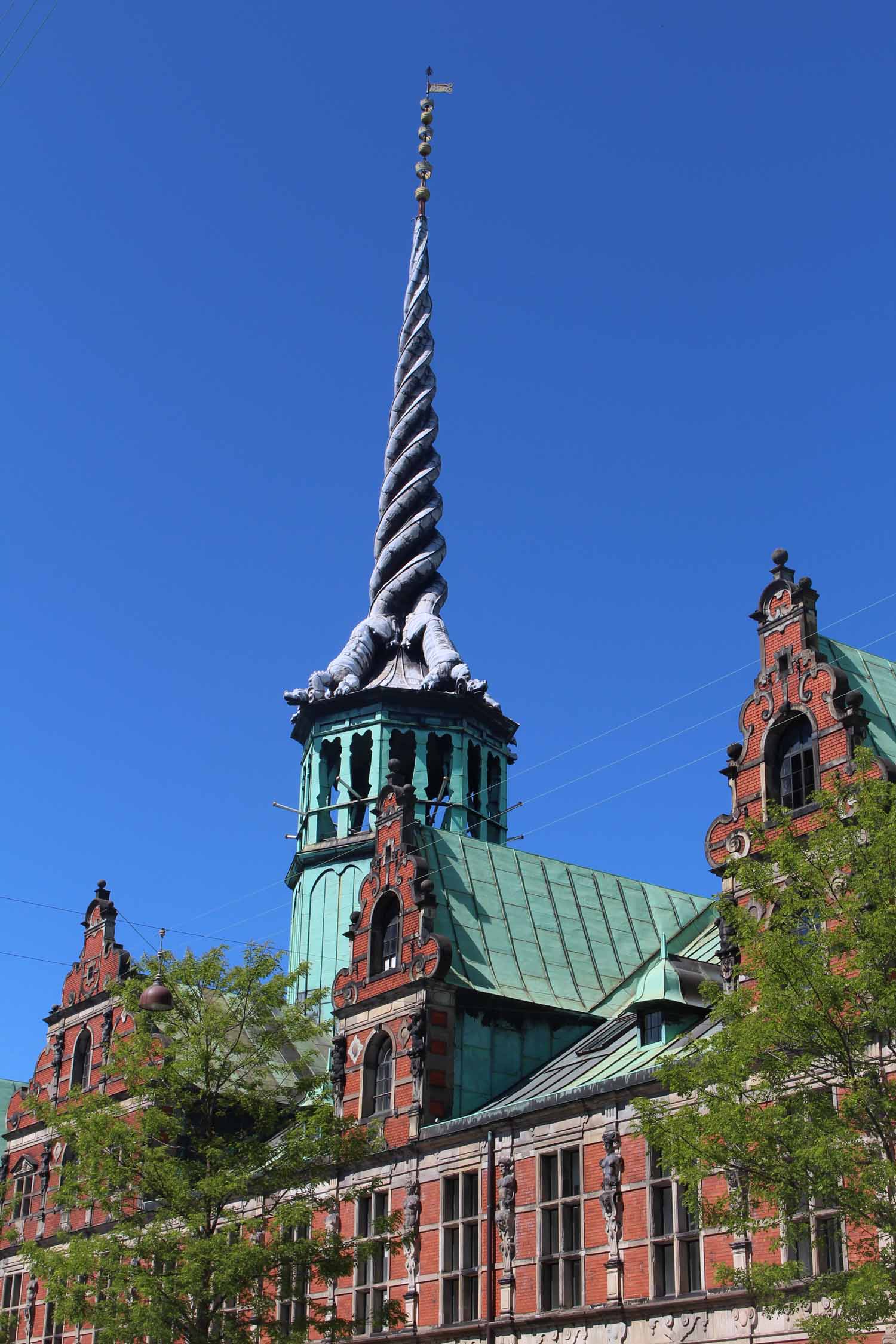 Copenhague, bourse, clocher