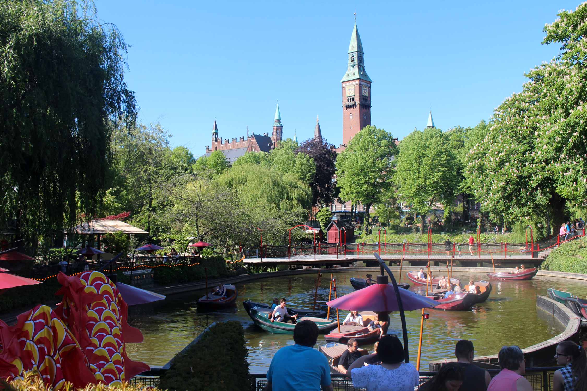 Copenhague, jardin de Tivoli