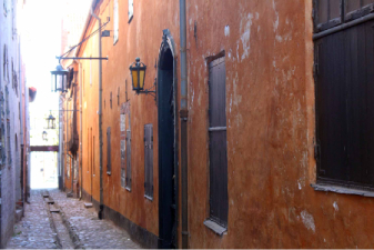 Fa&ccedil;ades color&eacute;es d'Elseneur