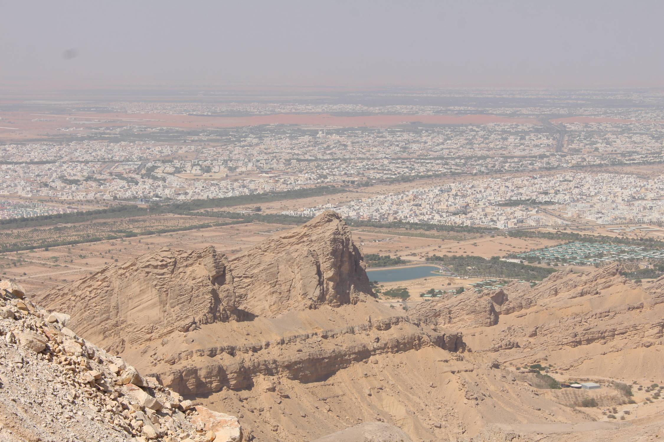Al Ain, Jebel Hafeet, panorama