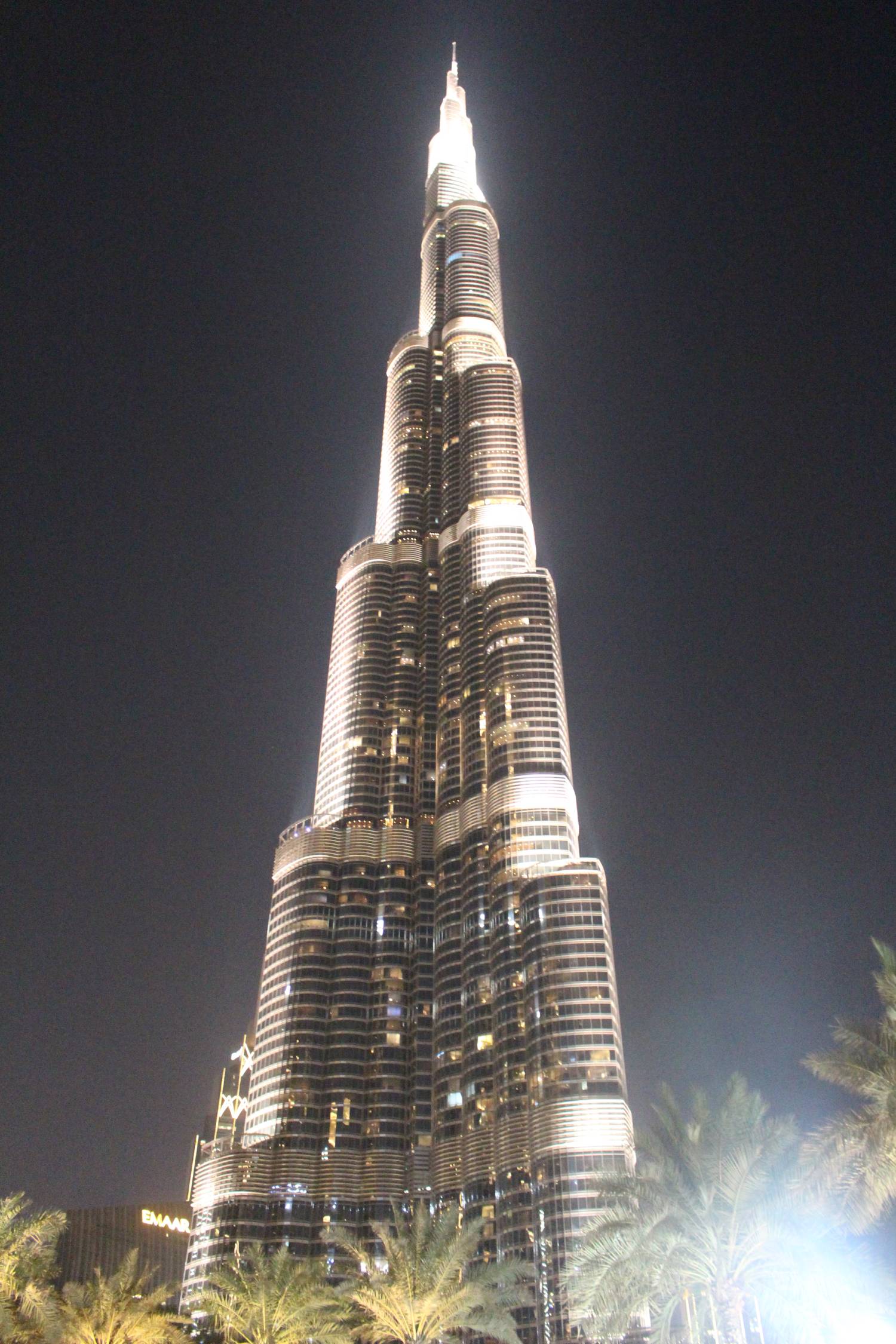 Burj Khalifa, nuit