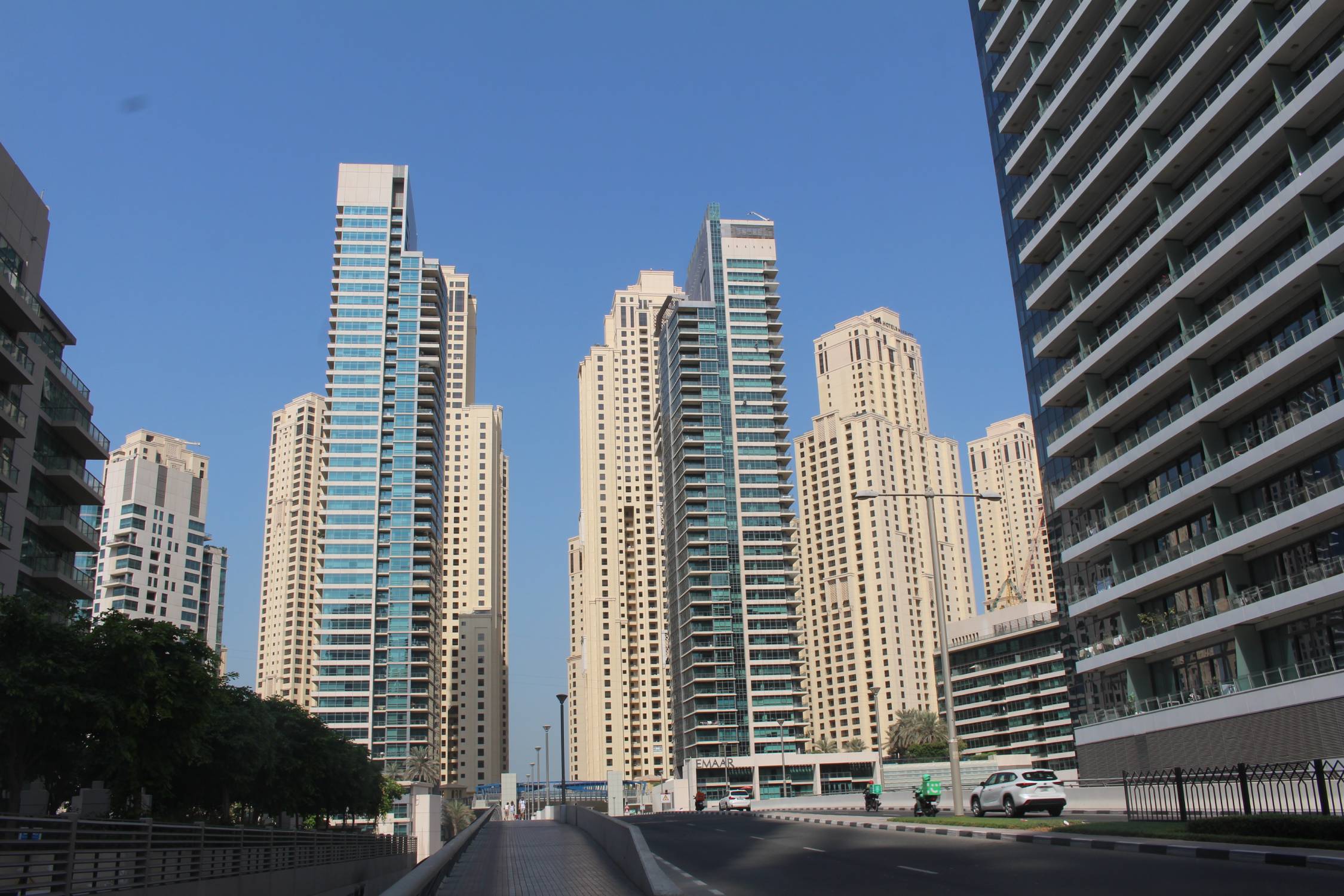Duba&iuml; Marina, rue Al Gharbi, immeubles