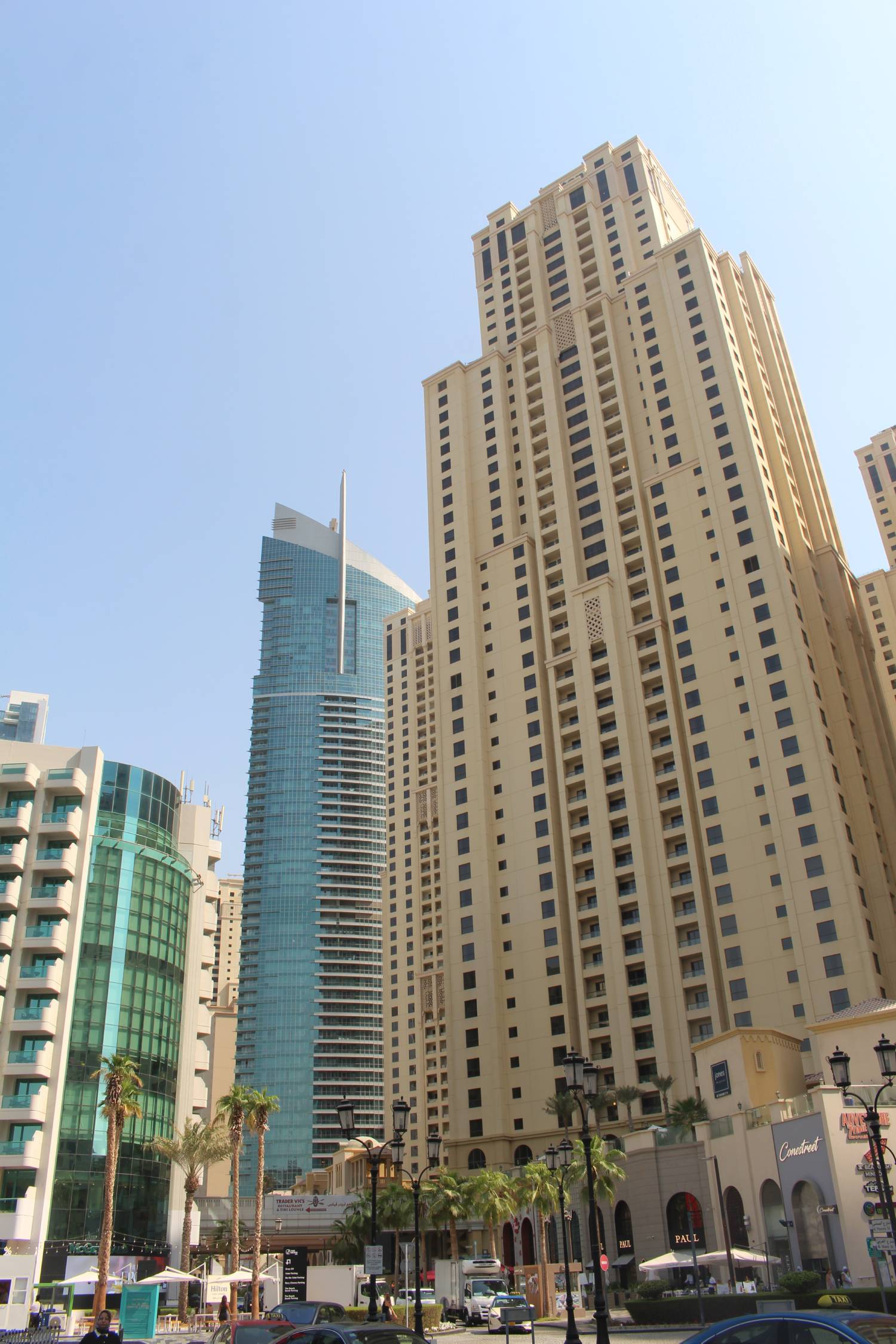 Duba&iuml; Marina, immeubles, fa&ccedil;ades