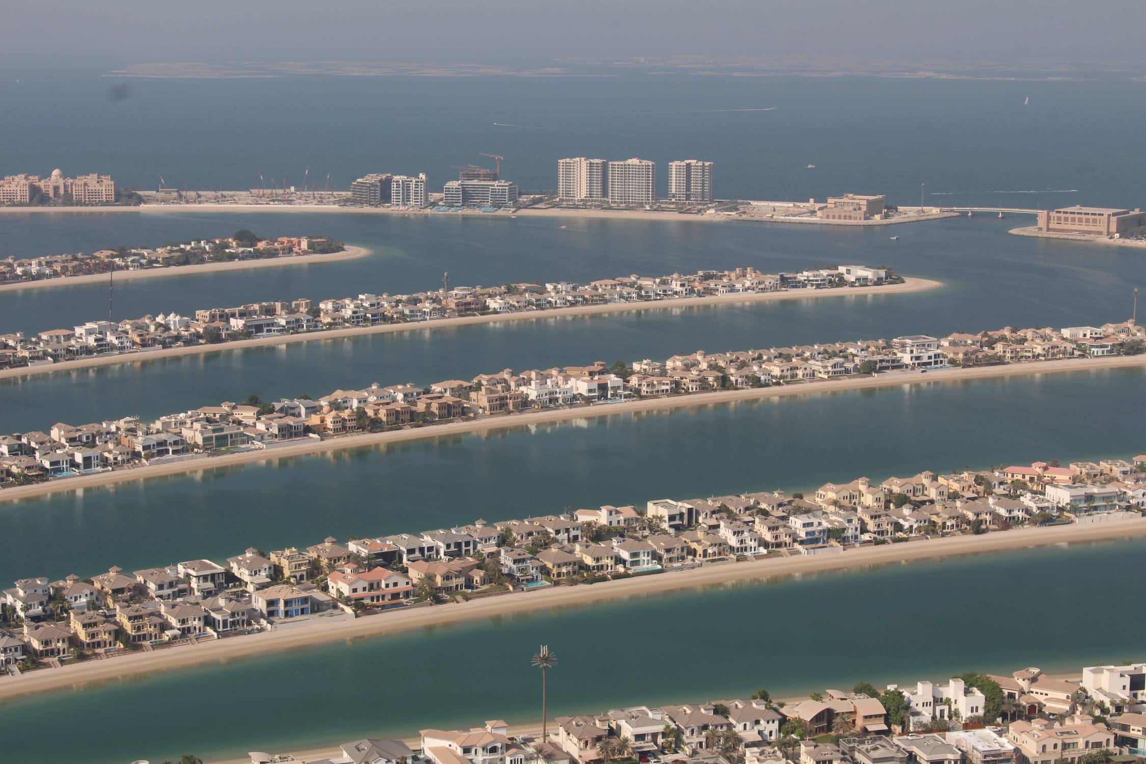 Duba&iuml;, Palm Jumeira, maisons