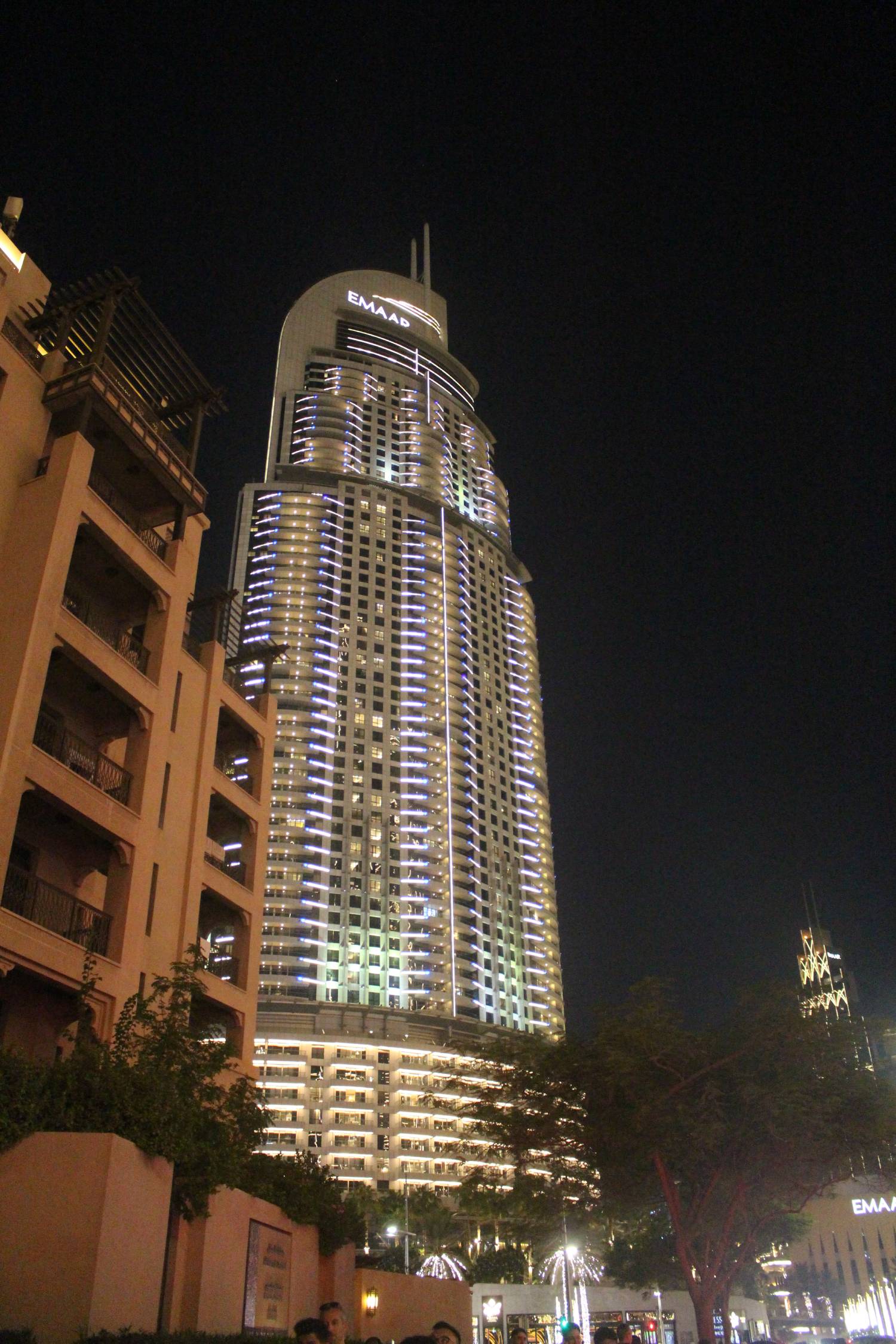 Duba&iuml;, Emirats, tour Emaar, nuit