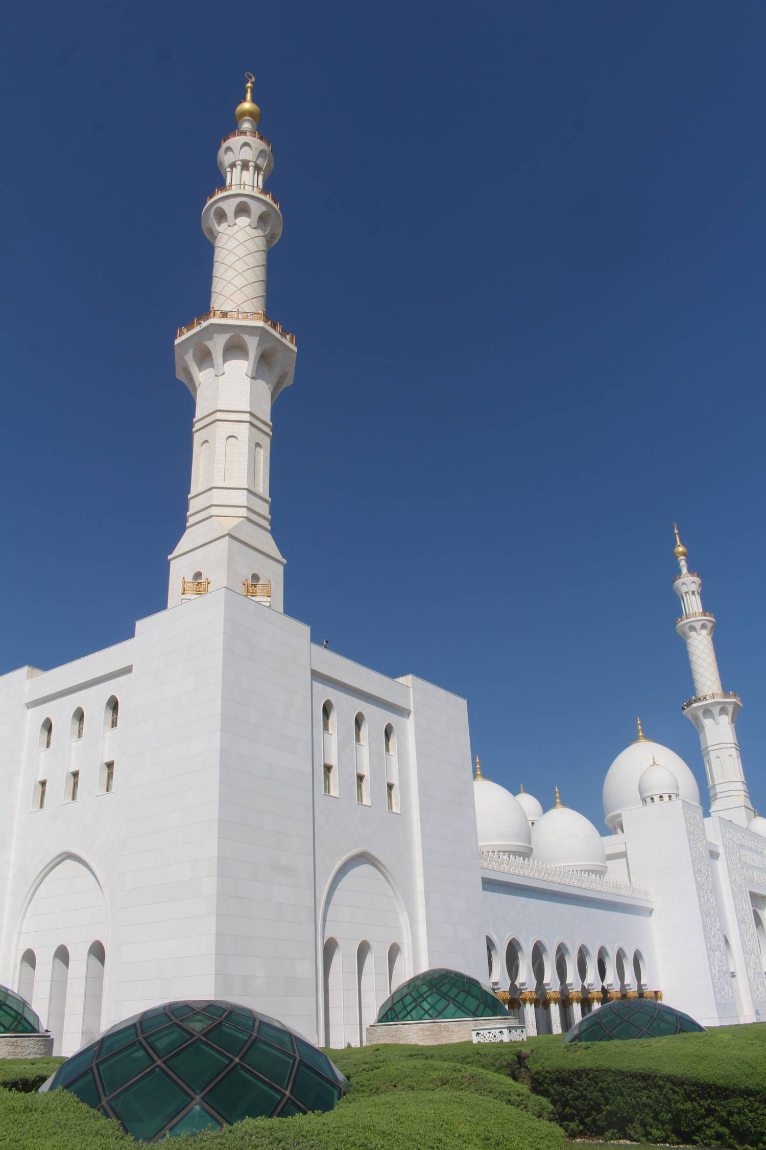Abou Dhabi, mosqu&eacute;e Cheikh Zayed, vue