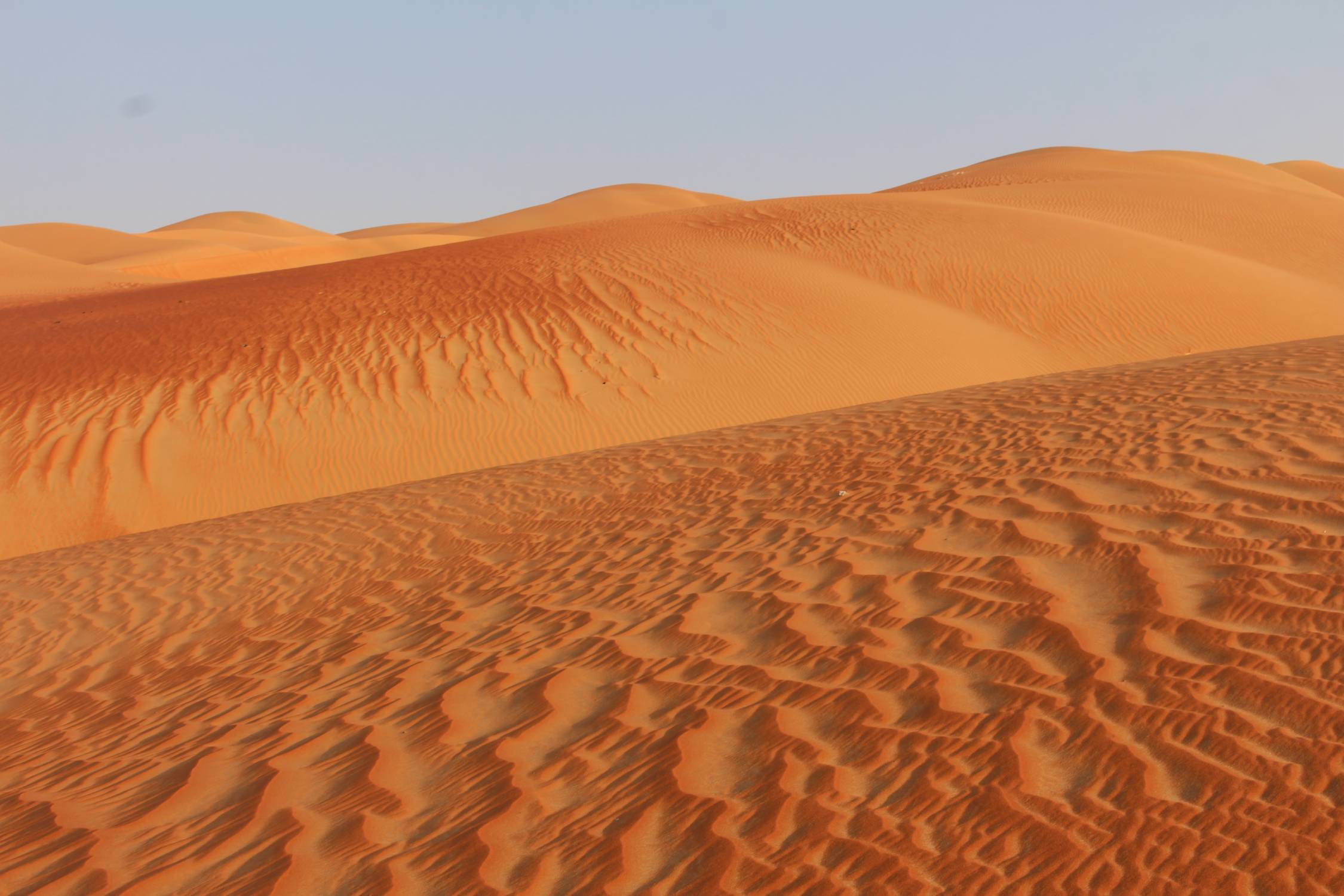 Panorama, d&eacute;sert de Liwa, dunes de Moreeb