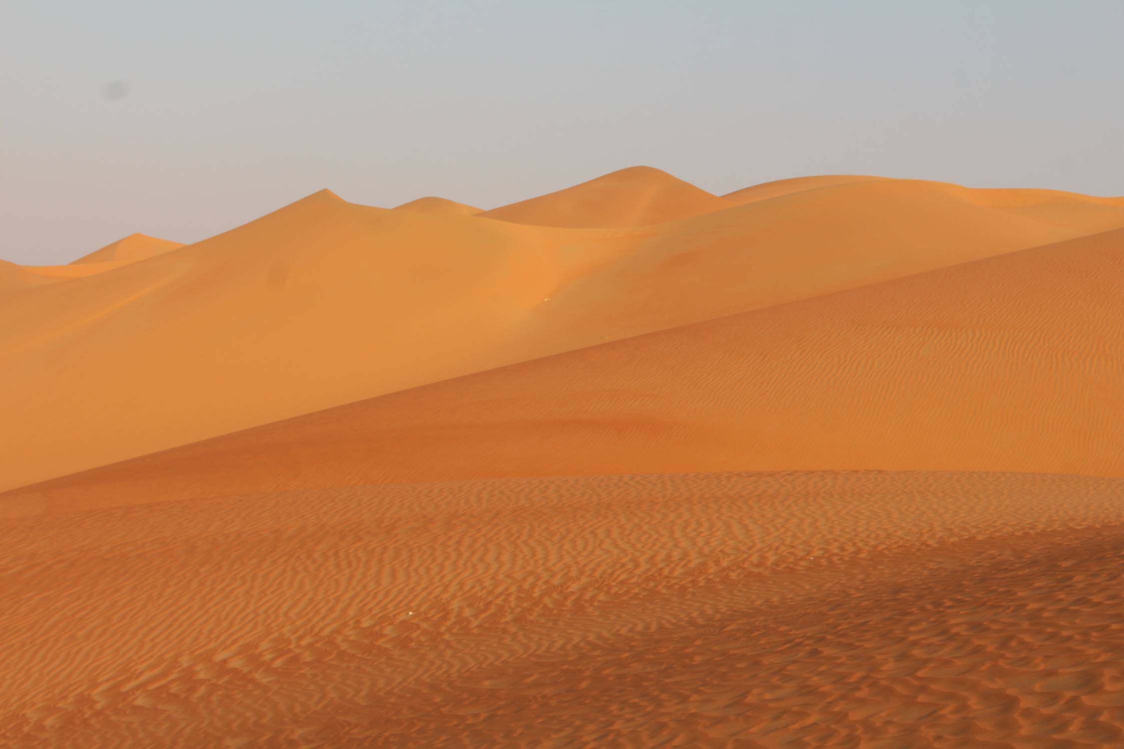 Emirats, D&eacute;sert de Liwa, Moreeb, dunes, paysage
