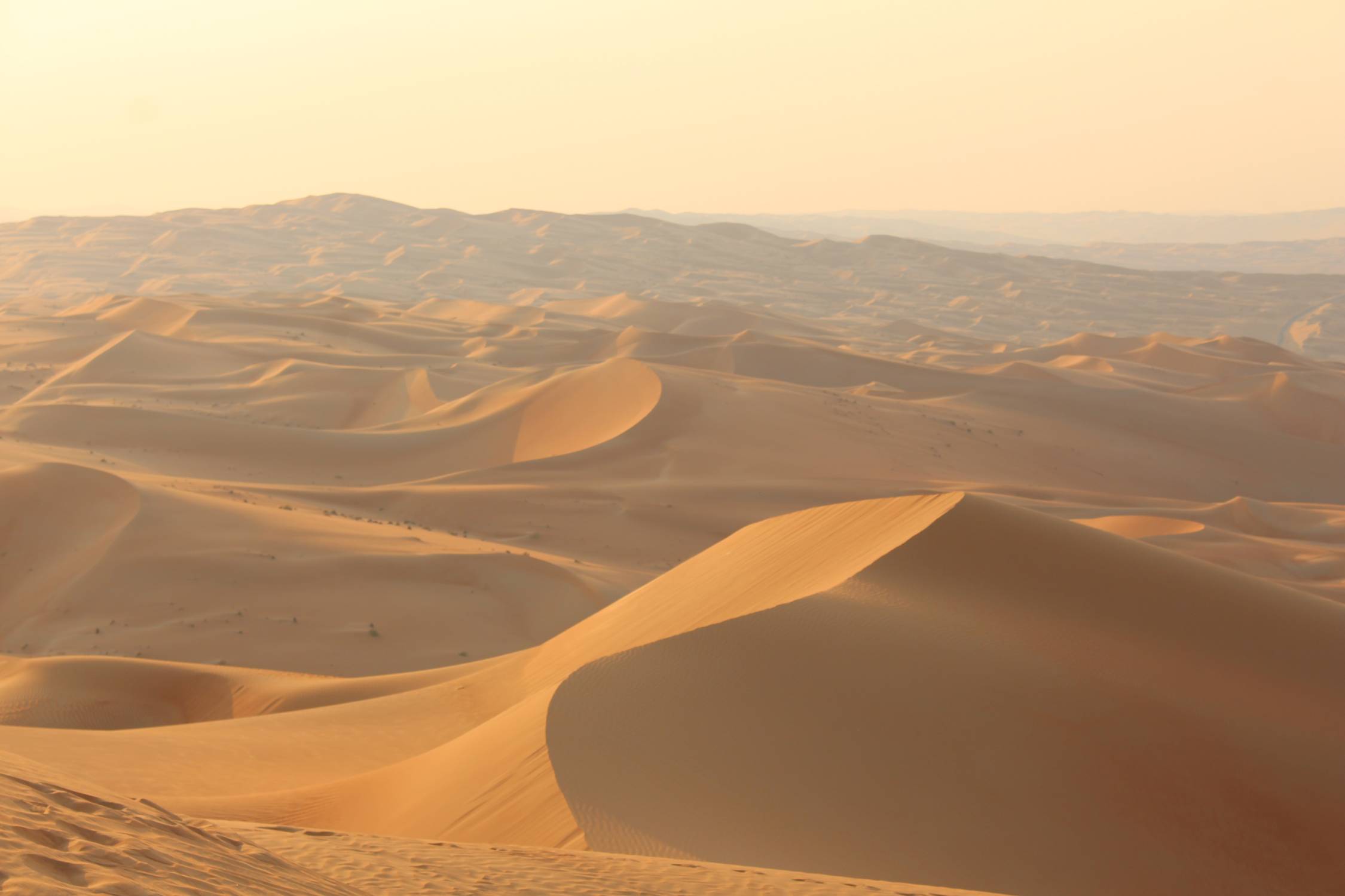 Emirats, d&eacute;sert de Liwa, Moreeb, sable