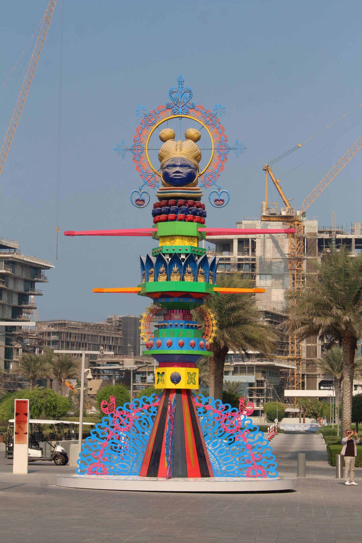 Louvre Abou Dhabi, sculpture Zak'Ove