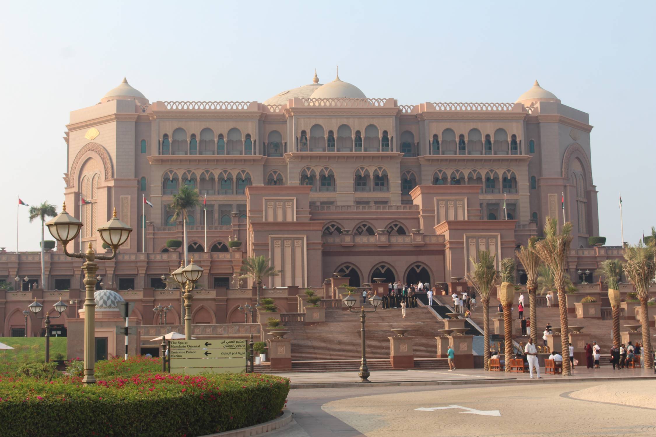 Abou Dhabi, fa&ccedil;ade Emirates Palace Mandarin Oriental