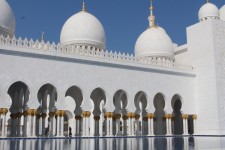 Abou Dhabi, mosqu&eacute;e Cheikh Zayed, colonnes