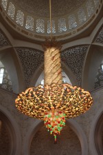 Abou Dhabi, mosqu&eacute;e Cheikh Zayed, lustre