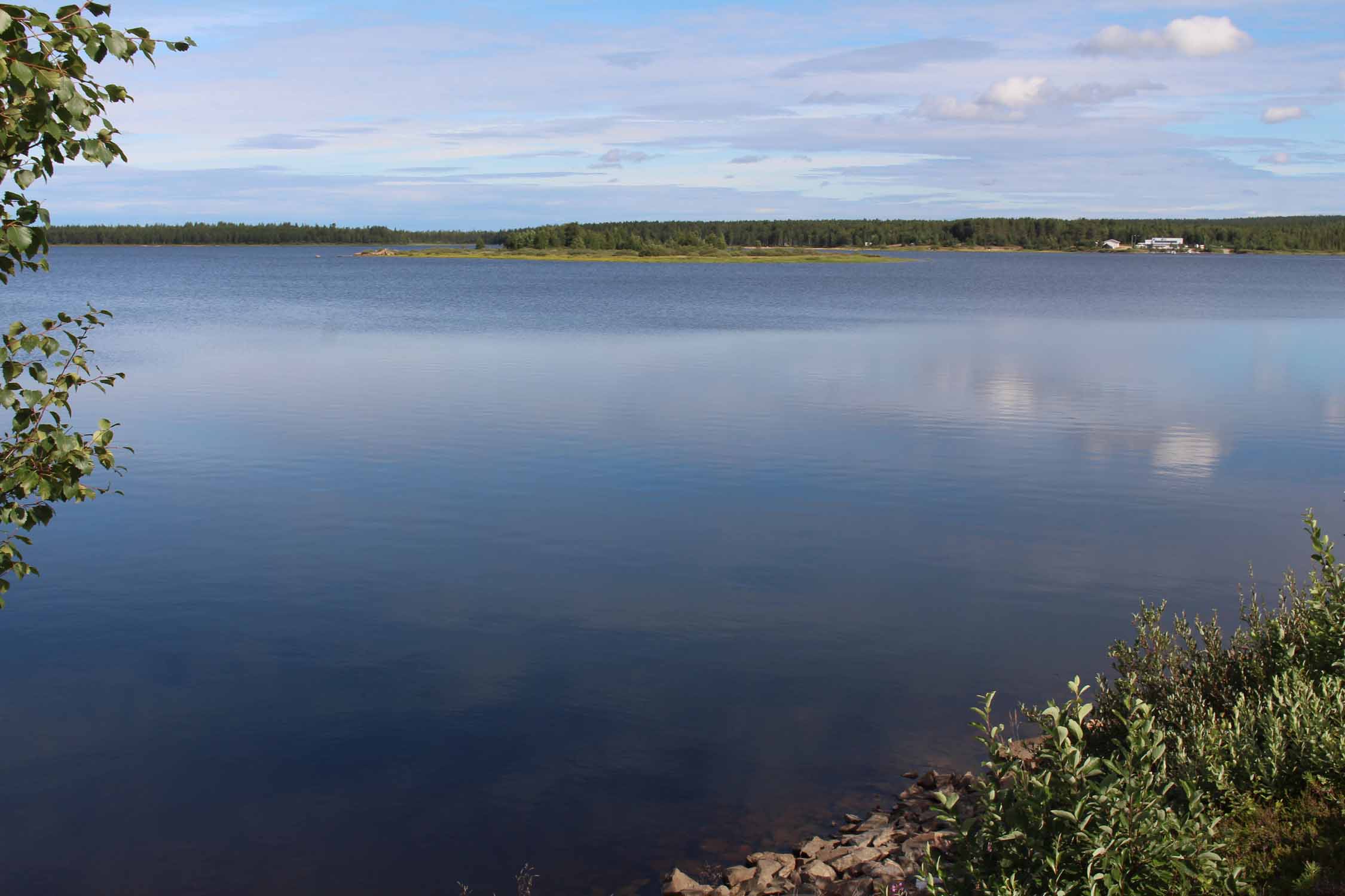 Laponie, lac Porttipahdan, Tekojärvi