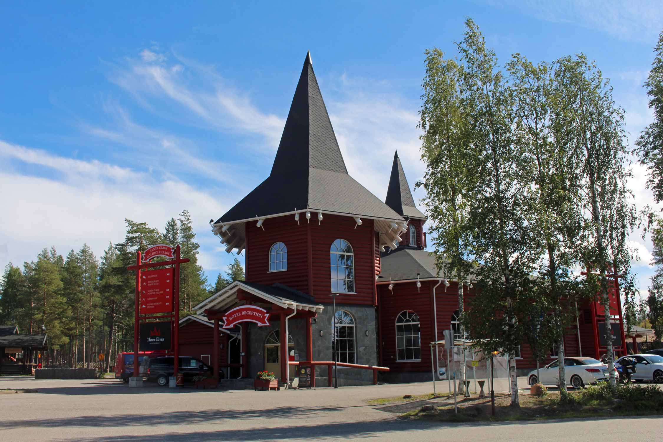 Laponie, Rovaniemi, village du Père Noël