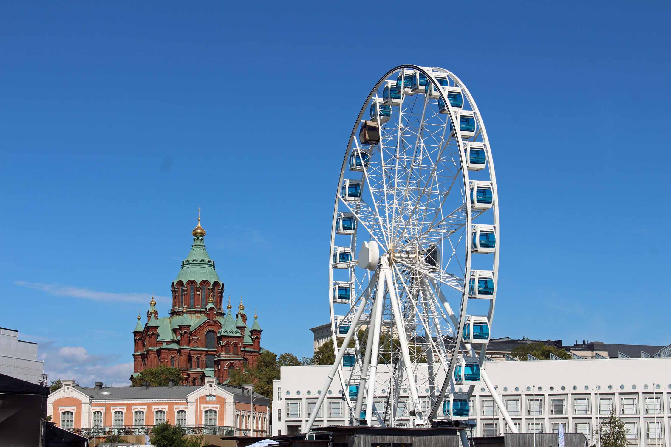 Helsinki, grande roue, cathédrale de la Dormition