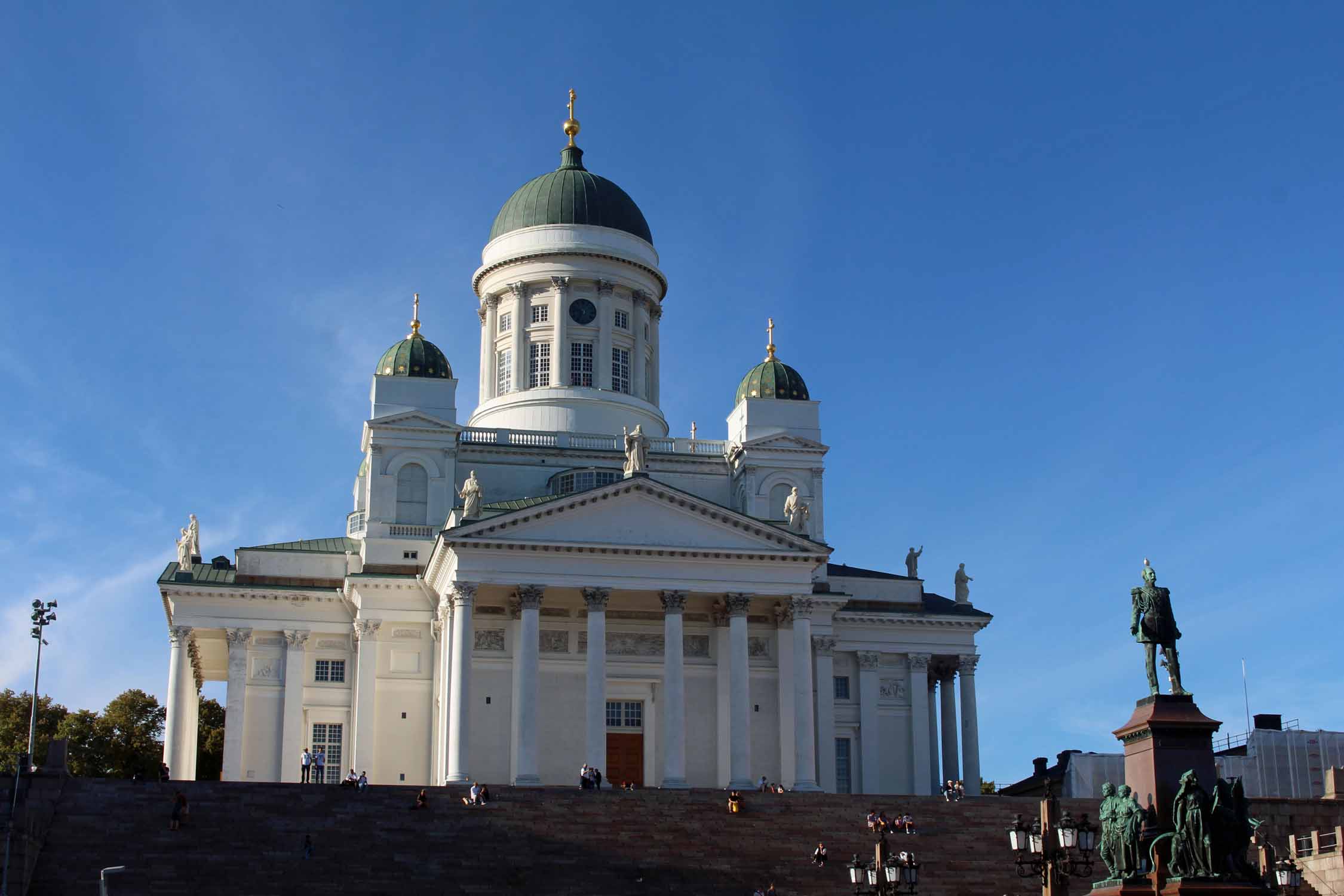 Helsinki, cathédrale luthérienne, soir