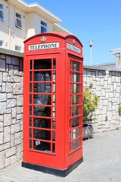 Gibraltar, cabine téléphonique