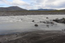 Islande, paysage glacier Eiriksj&ouml;kull