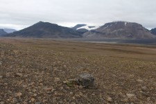 Islande, glacier Langj&ouml;kull, paysage