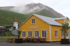 Islande, Siglufj&ouml;rdur, b&acirc;timent Torgid