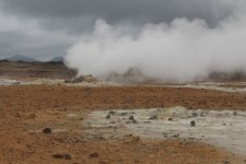 Islande, Hverir, g&eacute;othermie, fumerolles