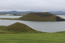 Islande, Myvatn, Skutustadir, crat&egrave;res