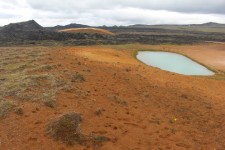 Islande, Leirhnjukur, eau color&eacute;e