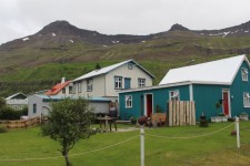 Islande, Seydisfj&ouml;rdur, maisons color&eacute;es