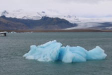 Islande, J&ouml;kuls&aacute;rl&oacute;n, glace bleue