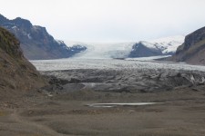 Islande, glacier Skaftafellsj&ouml;kull, paysage