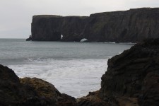 Islande, Dyrh&oacute;laey, falaises