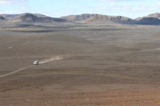 Islande, Landmannalaugar, paysage, route 208