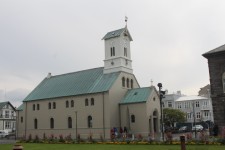 Islande, Reykjavik, &eacute;glise luth&eacute;rienne