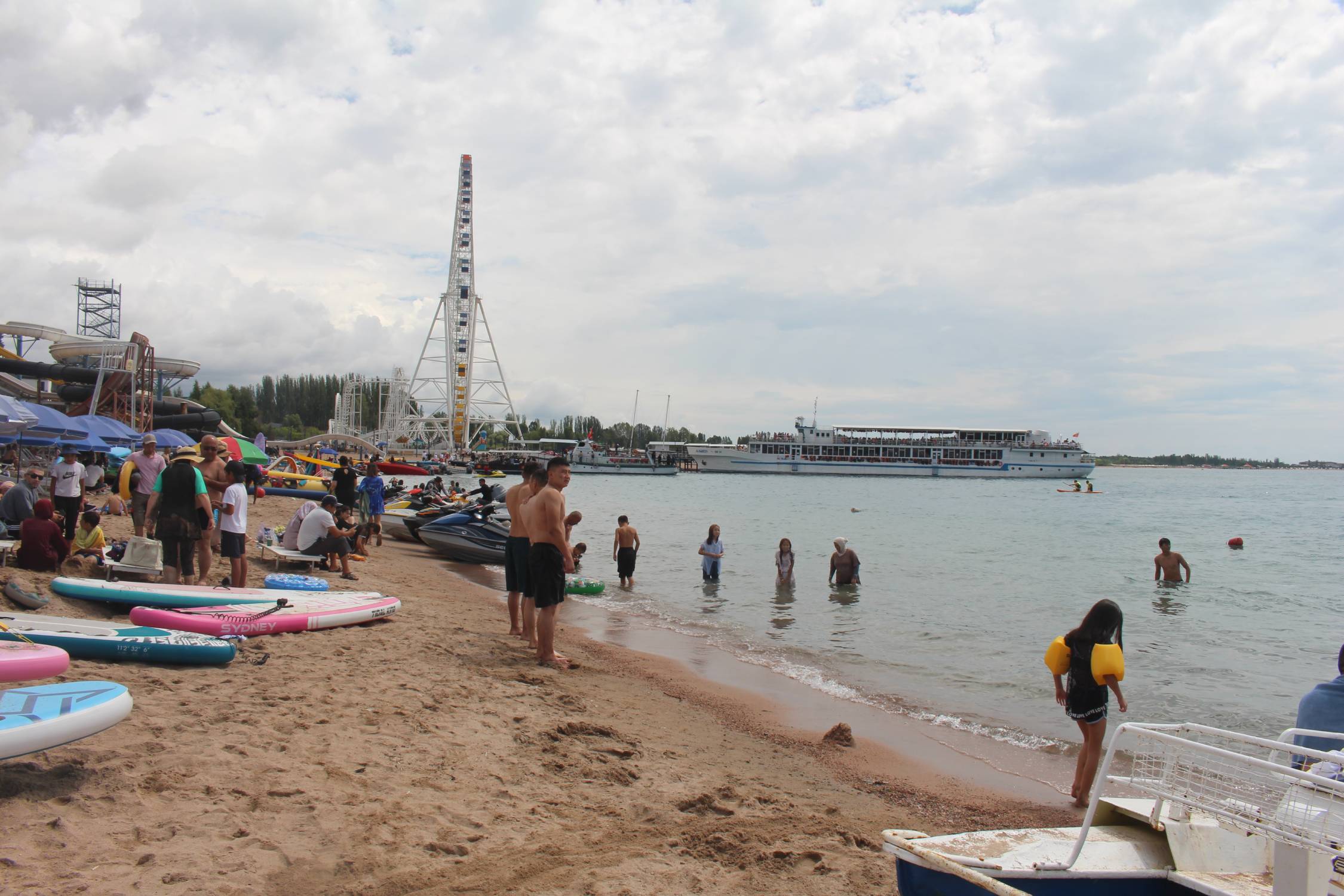 Issyk-Koul, plage