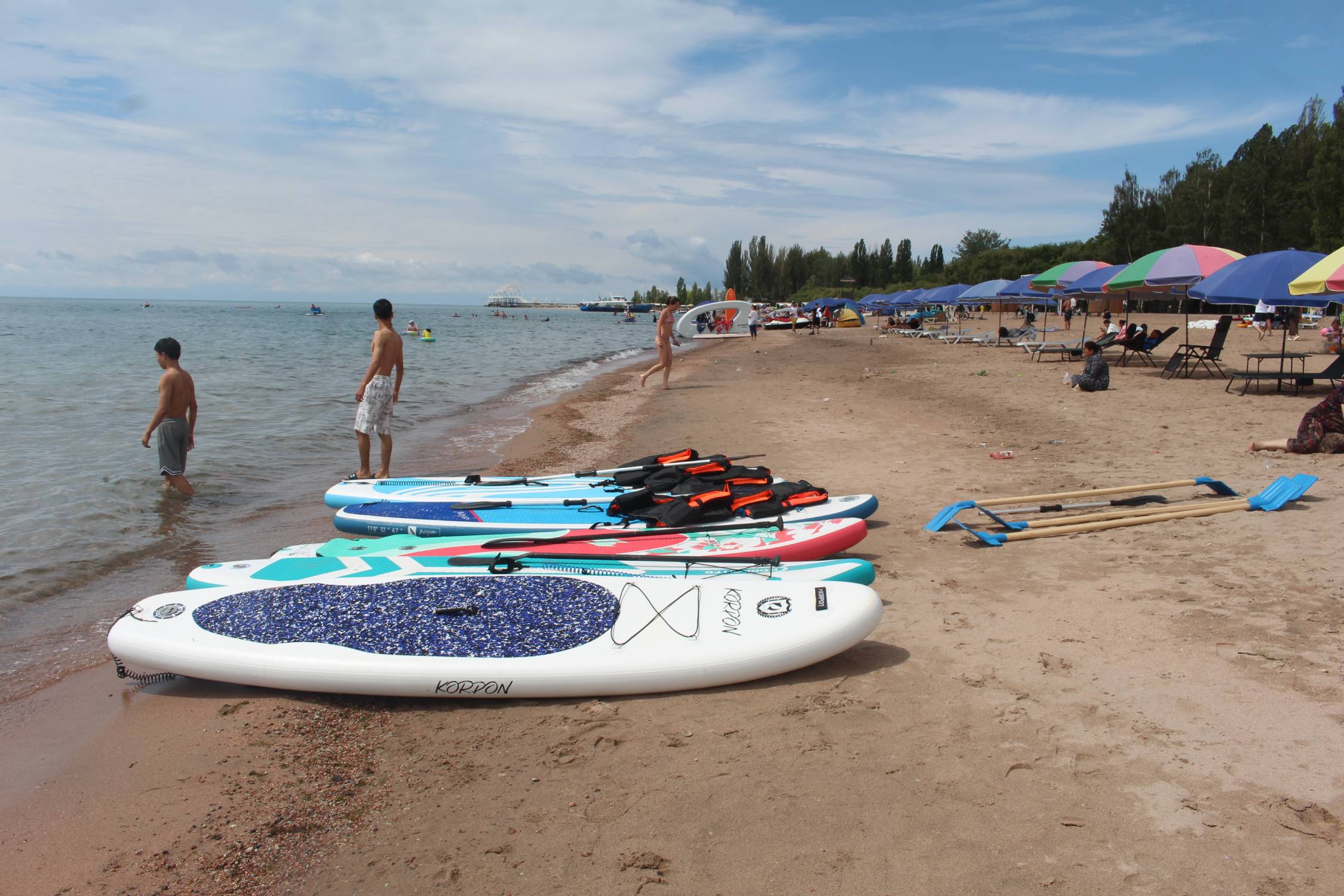 Bosteri, Issyk-Koul, plage
