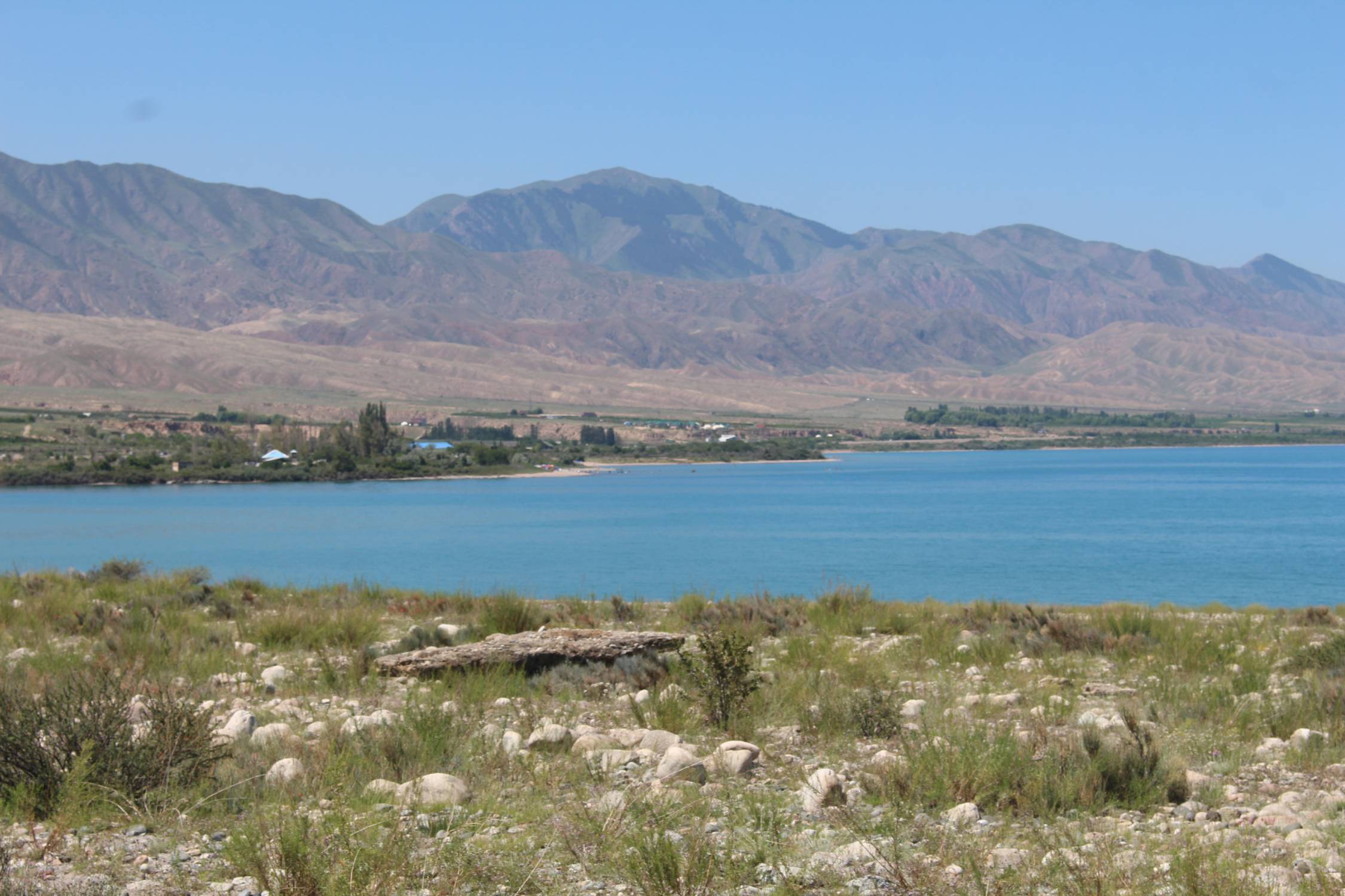 Lac Issyk-Koul, rivage sud