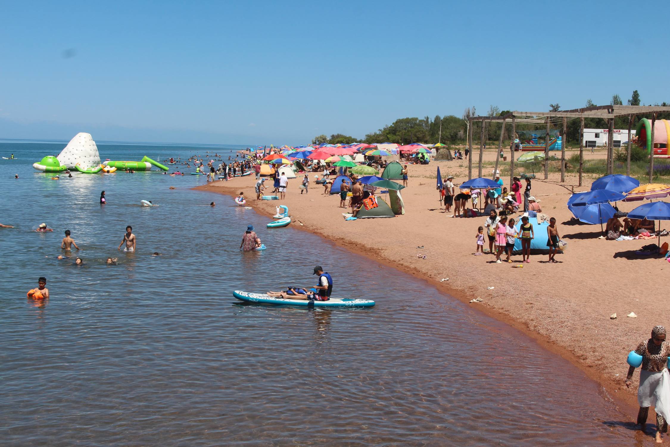 Bokonbaevo, plage