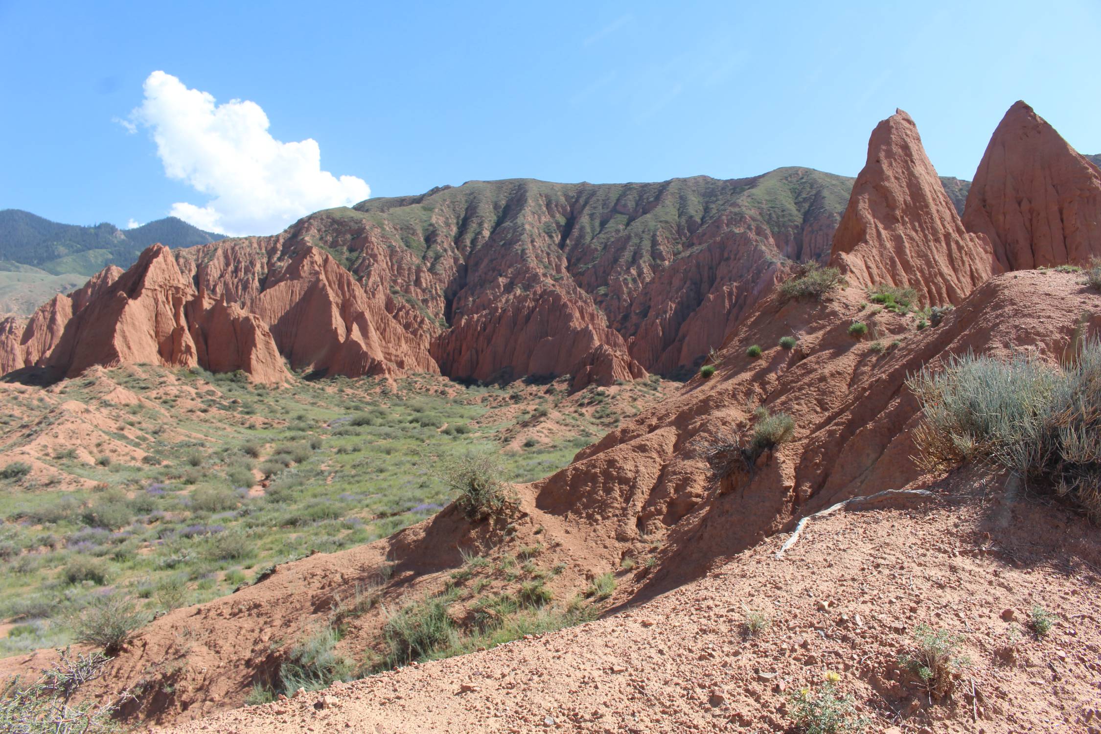 Issyk-Koul, canyon Mars, Kirghizistan