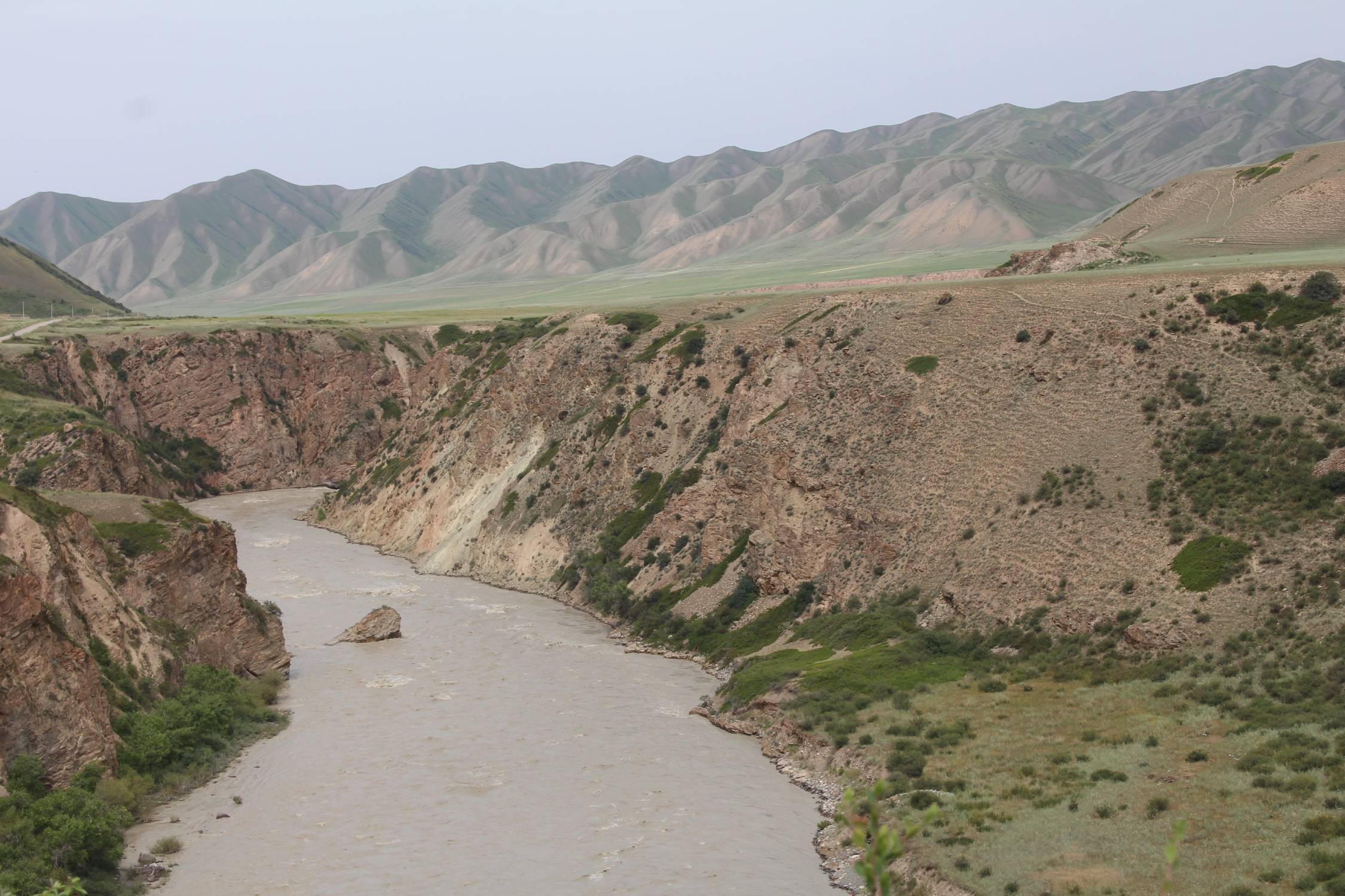 Tash Bashat, gorges de Naryn, paysage