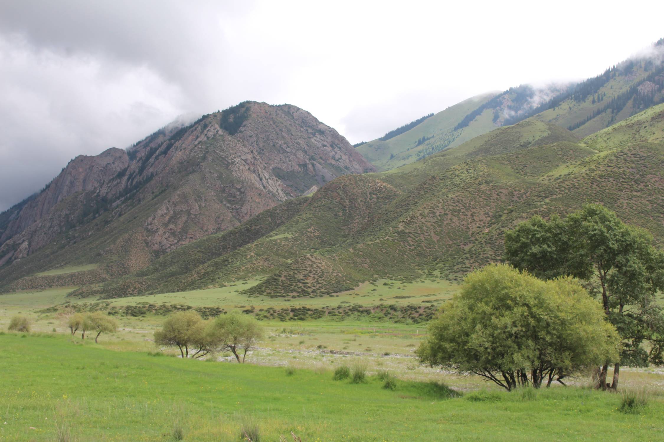 Col de Moldo Ashuu, paysage