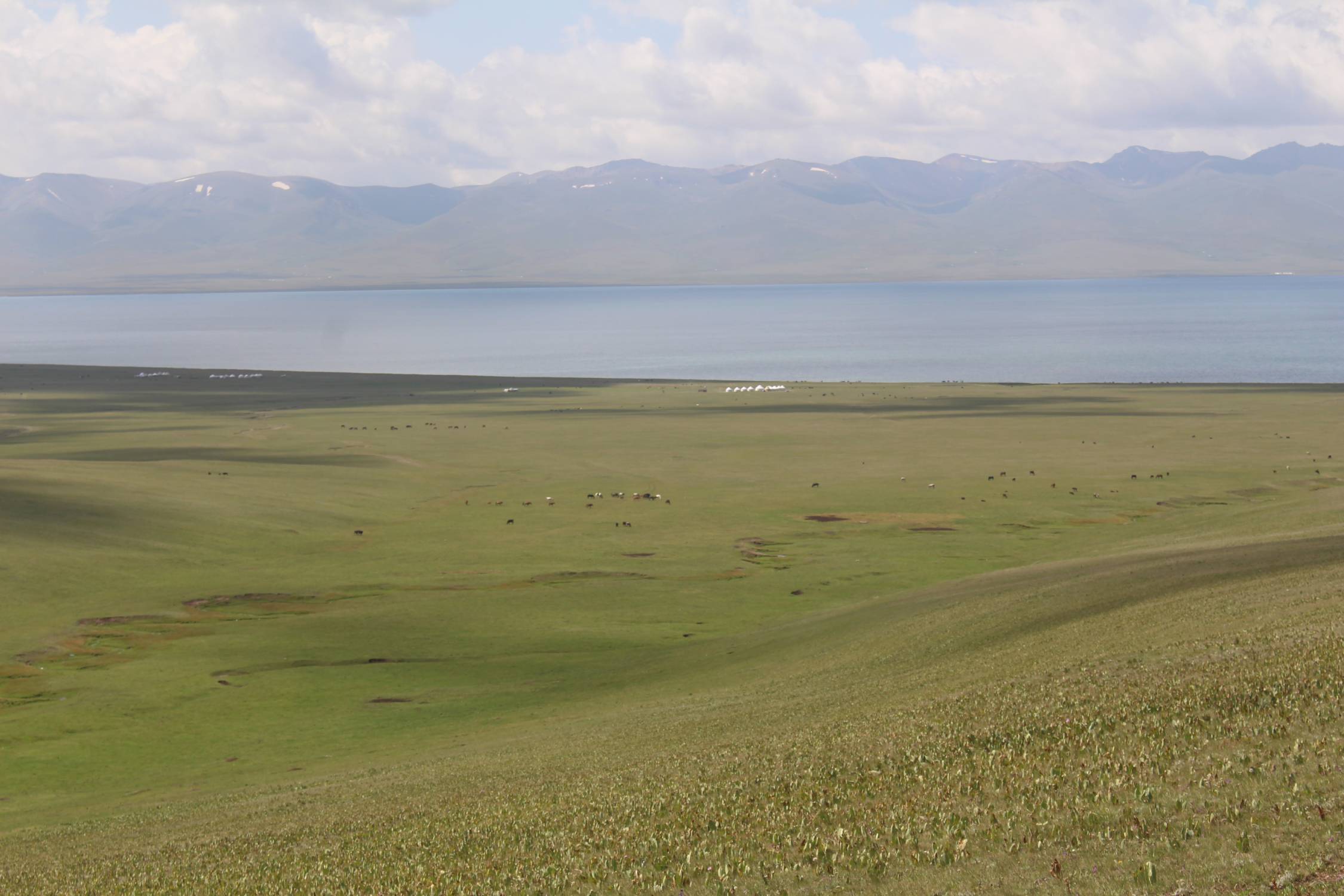 Paysage, lac Son-Koul