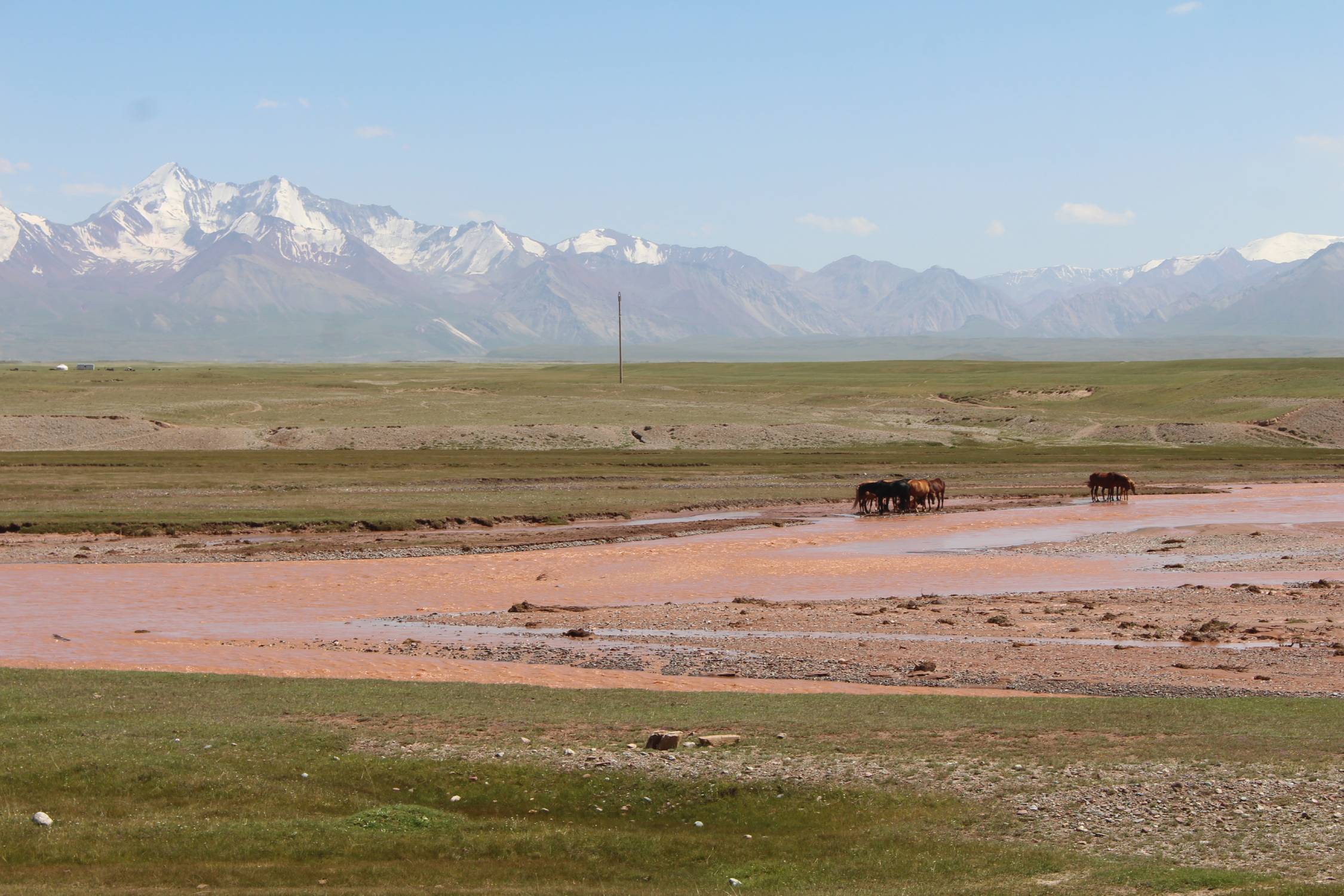 Vall&eacute;e d'Ala&iuml;, Kyzyl-Suu, paysage